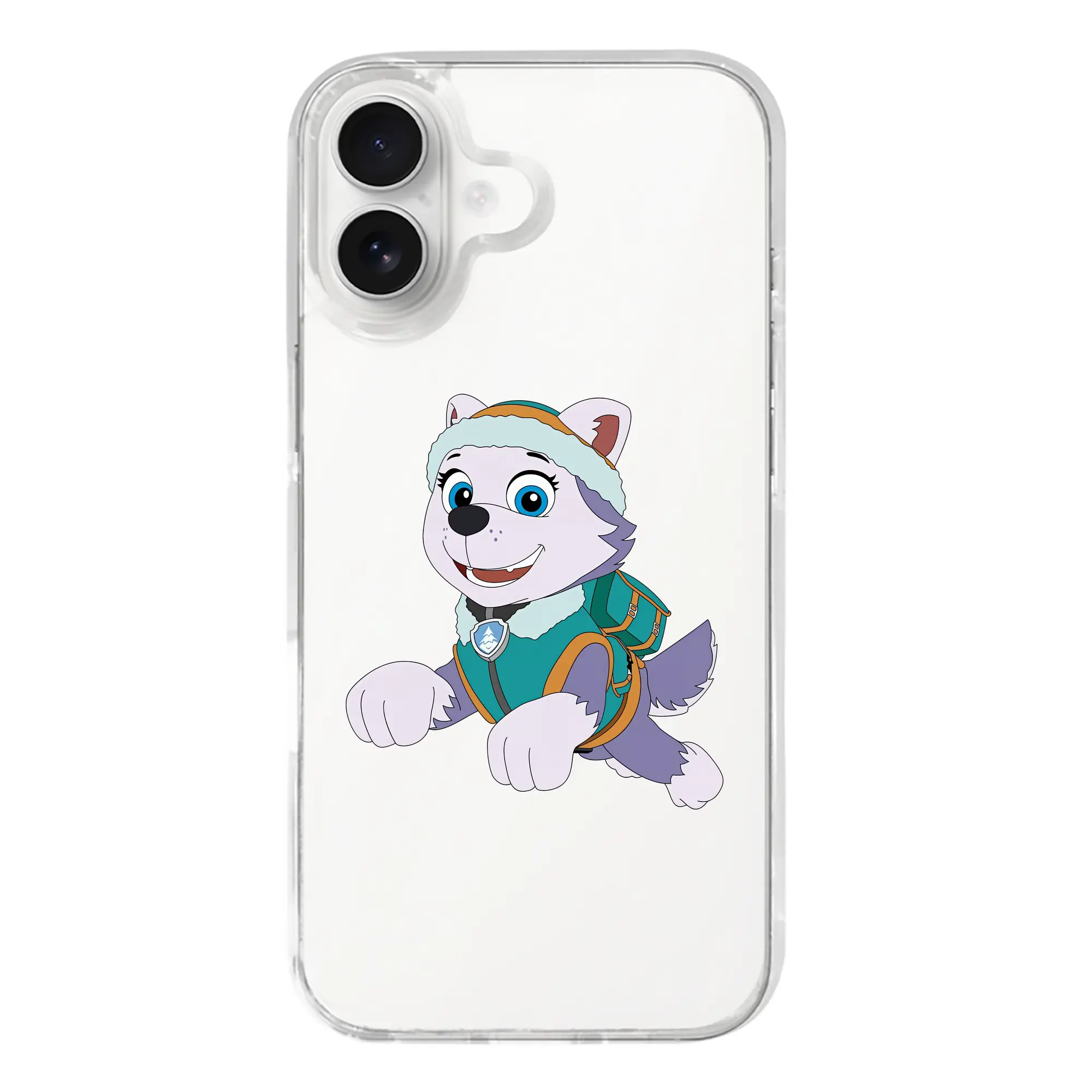 パウ・パトロール グッズ エベレスト - iPhone 17シリーズ 透明スマホケース – 薄型・耐衝撃・精密フィット保護カバー